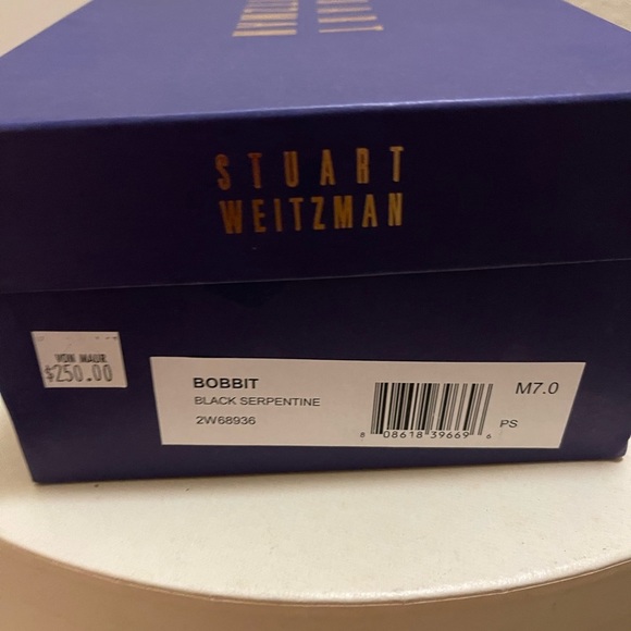 Stuart Weitzman Bobbit Serpentine shoes/Mules - Picture 9 of 10